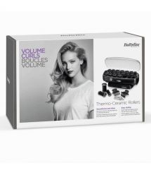 BaByliss Бигуди термо, 50Вт, 90-140 °C, кейс, керамика, черный