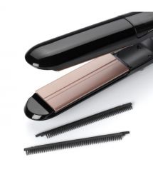 BaByliss Випрямитель Steam Smoth, темп.режимов-5, 150-230°C, с паром, термо коврик, керамика, черный