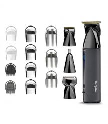 BaByliss Набор для стрижки Super-X Metal Black Edition для головы, усов, бороды,носа и т
