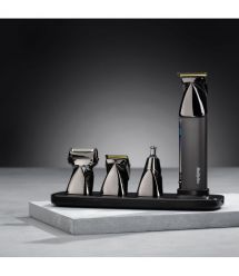 BaByliss Набор для стрижки Super-X Metal Black Edition для головы, усов, бороды,носа и т