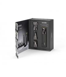 BaByliss Набор для стрижки Super-X Metal Black Edition для головы, усов, бороды,носа и т