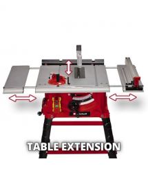 Einhell Circular Saw TC-TS 2225 U, 2200W, 254х30mm, 4250rpm, height 870mm, cutting heigth up to 80mm, soft start, 17.5kg