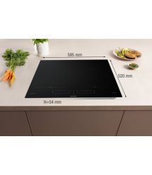 Gorenje Варильна поверхня Gorenje індукційна, 60см, PowerBoost, SliderTouch, збільшена площа приготування, чорний
