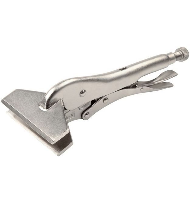 Tolsen clamping pliers, 0-15mm, jaws 100mm, ratchet mechanism, 250mm