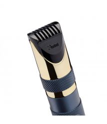 BaByliss Триммер для бровей, усов, носа, ушей, 1xAA, насадок-3, чехол, сталь, синий