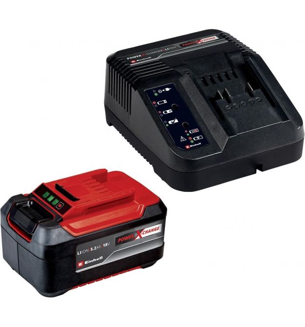 Einhell Starter Kit PXC 18V battery and charger set 1x5.2A h 0.89kg