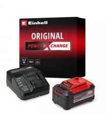 Einhell Starter Kit PXC 18V battery and charger set 1x5.2A h 0.89kg