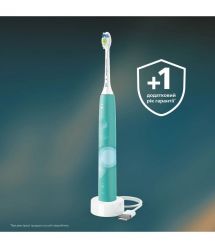 Philips Щетка зубная электр. Sonicare 4100 Series, 31т. колеб/мин, насадок-1, зеленый
