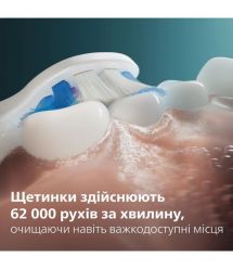 Philips Щетка зубная электр. Sonicare 6100 Series, 62т. колеб/мин, насадок-1, голубой