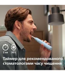 Philips Щетка зубная электр. Sonicare 6100 Series, 62т. колеб/мин, насадок-1, голубой