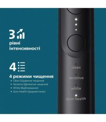 Philips Щетка зубная электр. Sonicare 7100 Series, 62т. колеб/мин, насадок-1, футляр, черный