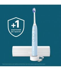 Philips Щетка зубная электр. Sonicare 6100 Series, 62т. колеб/мин, насадок-1, футляр, голубой