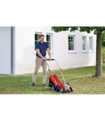 Einhell Газонокосилка аккумуляторная бесщеточная GE-CM 18/33 Li-Solo 18В 33см 25-65мм 30л 10.1кг без АКБ и ЗП