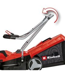 Einhell Газонокосилка аккумуляторная бесщеточная GE-CM 18/33 Li-Solo 18В 33см 25-65мм 30л 10.1кг без АКБ и ЗП