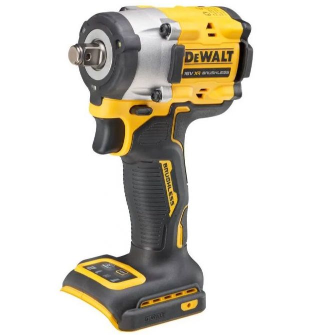 DeWALT Гайковерт ударный XR Li-Ion бесщеточный 18В 610Нм 2500об·мин 3550уд/мин 1/2" 1.1кг без АКБ и ЗП и кейса