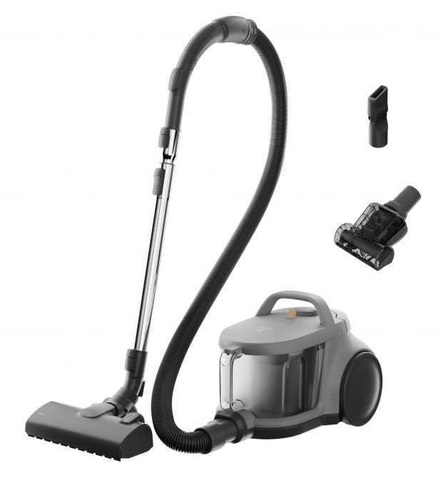 Electrolux container VC, 850W, dust cont -2l, HEPA12, 3 nozzles, grey