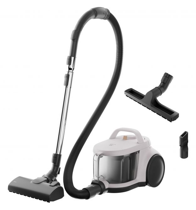 Electrolux Пылесос контейнерный, 850Вт, конт пыль -2л, HEPA12, 3 насадки, белый