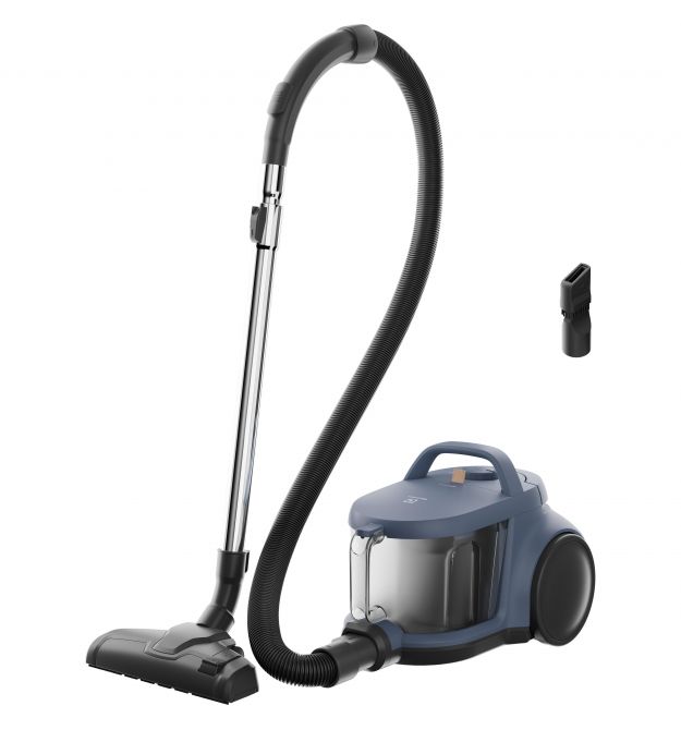 Electrolux container VC, 850W, dust cont -2l, HEPA12, 2 nozzles, blue