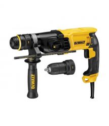DeWALT Перфоратор сетевой SDS-Plus 900Вт 3.0 Дж 0-5350уд/мин 0-1450об·мин 3 режима чемодан 3.1кг