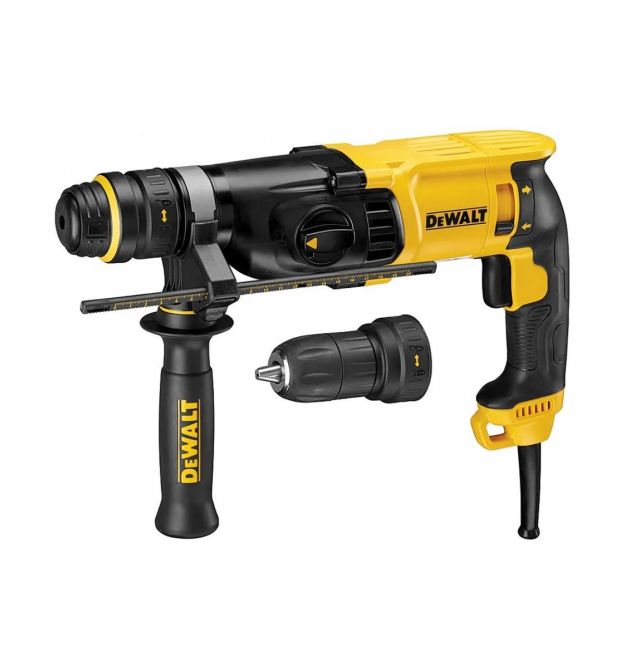 DeWALT Перфоратор сетевой SDS-Plus 900Вт 3.0 Дж 0-5350уд/мин 0-1450об·мин 3 режима чемодан 3.1кг