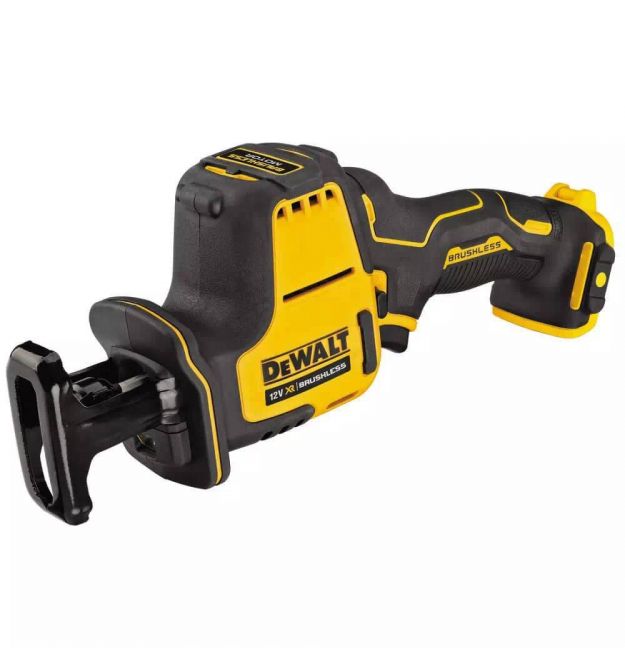 DeWALT Пила сабельная аккумуляторная 10.8/12В XR Li-lon бесщеточная 0-2800ход/мин 16мм 1.38кг без АКБ и ЗП