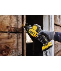 DeWALT Пила сабельная аккумуляторная 10.8/12В XR Li-lon бесщеточная 0-2800ход/мин 16мм 1.38кг без АКБ и ЗП