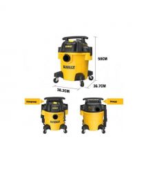 DeWALT Пилосос професійний DeWalt 1050Вт 15кПа контейнер 20л 62кг