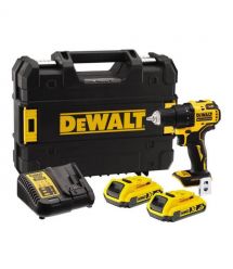 DeWALT Дрель-шуруповерт бесщеточная XR Li-Ion 18В акб 2х2А·час 65Нм 450-1650об·мин