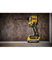 DeWALT XR Li-Ion 18V brushless cordless impact driver PowerStack 1x1.7 Ah 206 Nm 3250 rpm 3800 bpm case and spare part 0.95 kg