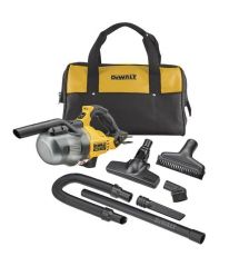 DeWALT Аккумуляторный пылесос 18B XR Li-lon D318мм контейнер 0.л 217л/с 1.5кг без АКБ и ЗП