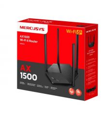 Mercusys Маршрутизатор MR60X AX1500, 2xGE LAN, 1xGE WAN, MESH
