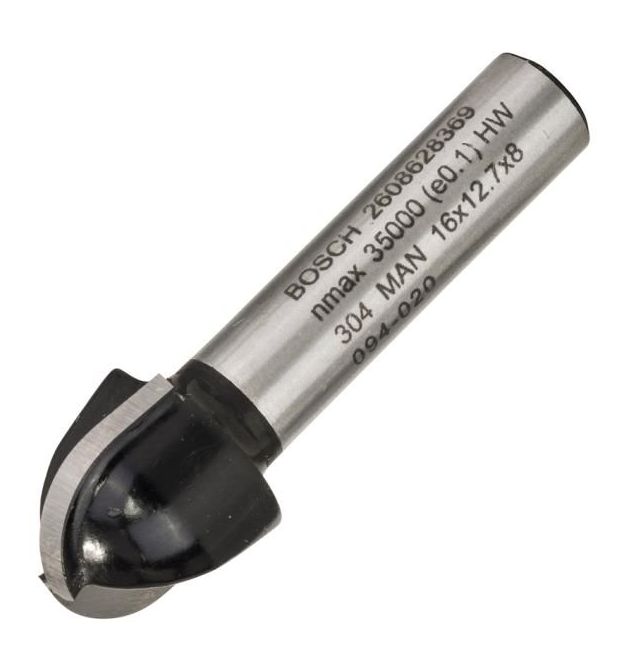 Bosch Фреза галтельна Bosch Professional Std S8 R8 D16 L12.4
