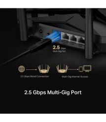 Mercusys Маршрутизатор MR90X AX6000, 1x2.5GE WAN/LAN, 1xGE WAN\LAN, 2xGE LAN