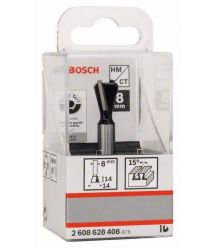 Bosch Фреза пазова Bosch Professional ЛГ Std S8 D14 L14 15°