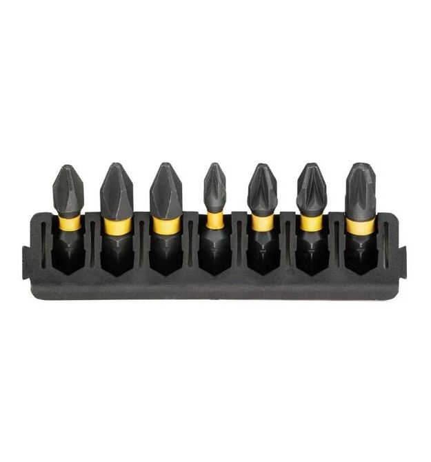 DeWALT bits FlexTorq 25 mm Ph1 Ph2 Pz1 Pz2 Pz3 set 7 pcs