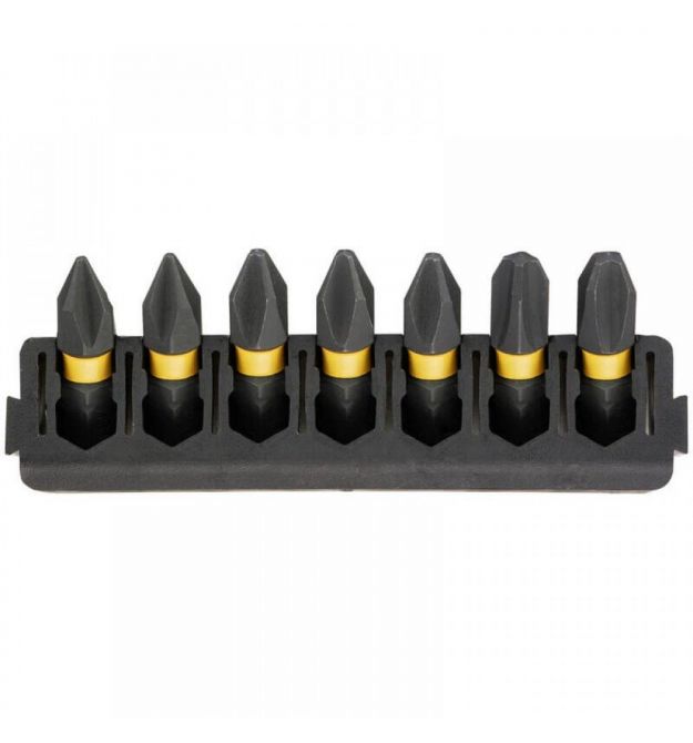 DeWALT bits FlexTorq 25 mm Ph1 Ph2 Ph3 set 7 pcs