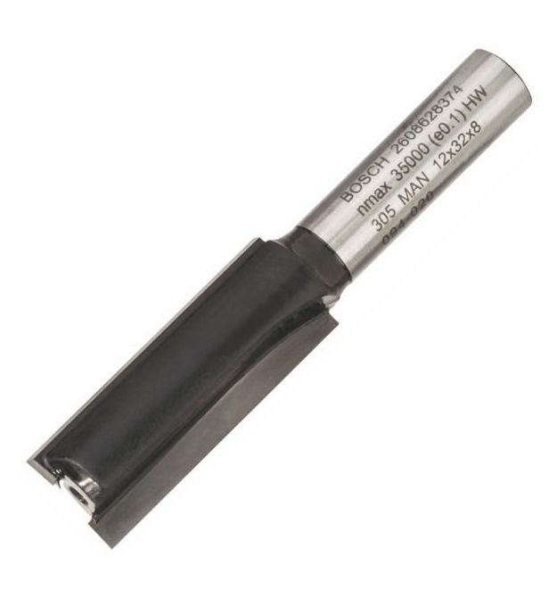 Bosch Фреза пазова Bosch Professional з двома лезами Std S8 D12 L32