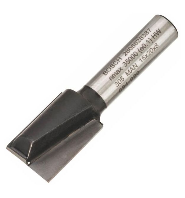 Bosch Фреза пазова Bosch Professional з двома лезами Std S8 D15 L20
