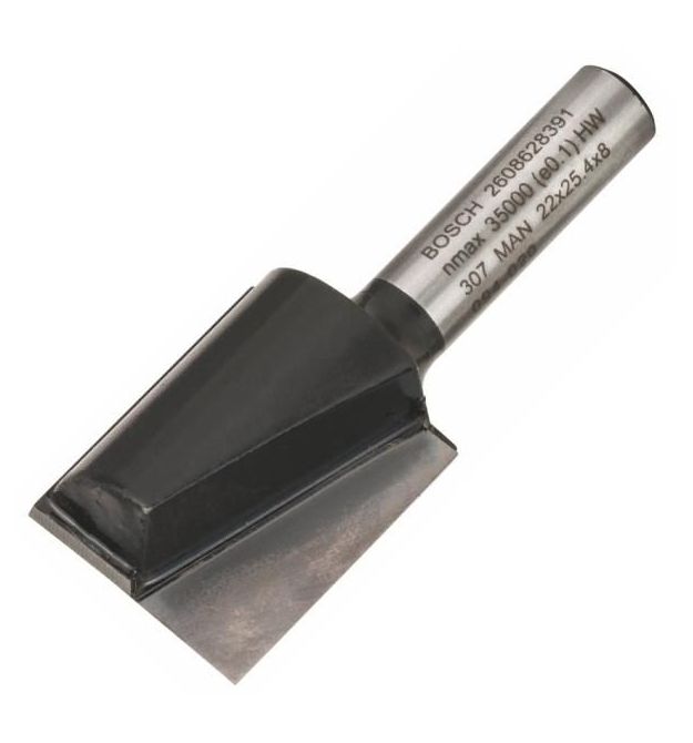 Bosch Фреза пазова Bosch Professional з двома лезами Std S8 D22 L25