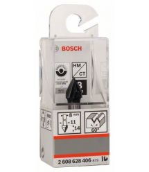 Bosch Фреза пазова V-подібна Bosch Professional V Std S8 D11 L14 60°