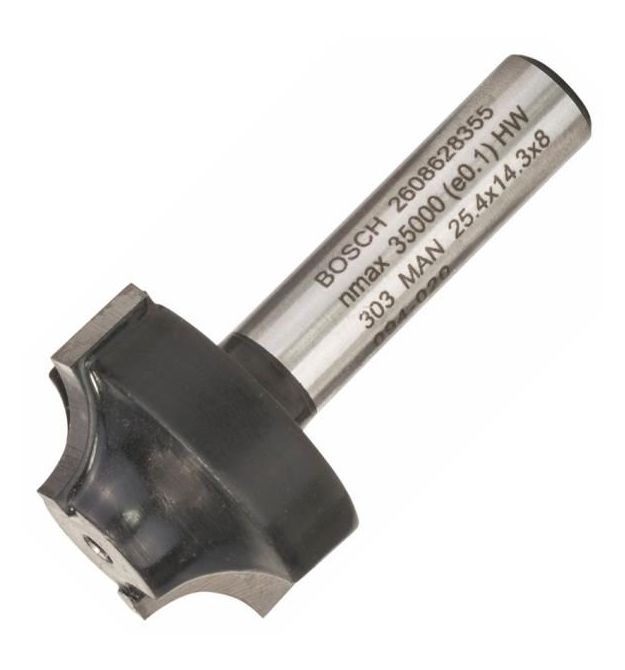 Bosch Фреза профільна E Bosch Professional Std S8 R6.3 D25.4 L14