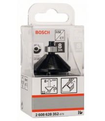 Bosch Фреза фасонна Bosch Professional Std S8 D11 L15 45°
