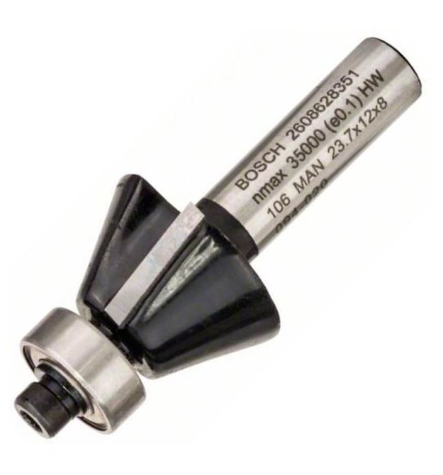 Bosch Фреза фасонна Bosch Professional Std S8 D23.7 В5.5 L12 25°