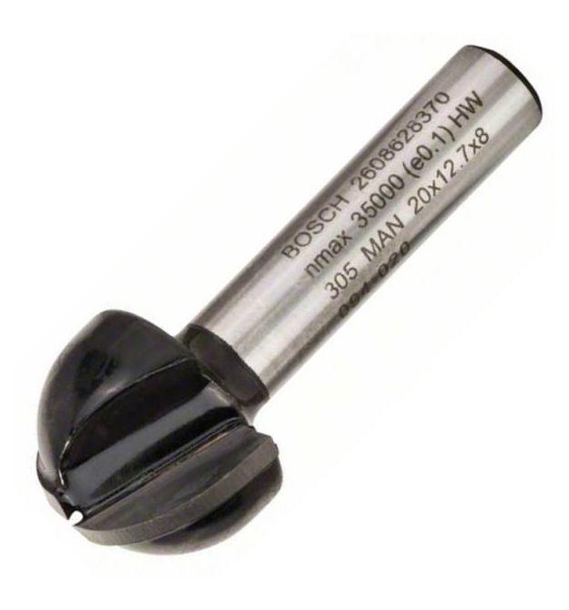 Bosch Фреза галтельна Bosch Professional Std S8 R10 D20 L12.4