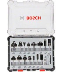 Bosch Набір комбінованих фрез Bosch Professional 8мм 15шт