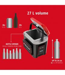 Einhell Холодильник аккумуляторный мобильный TE-COL 18/27 Li-Solo 18В/12В/220В с функ