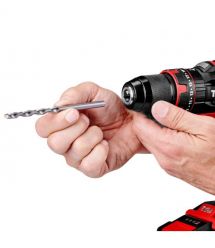 Einhell Шуруповерт-дрель ударная акумуляторная TE-CD 18/44 Li-i (1x2,5Ah), PXC, 18В, аккумулятор 2.5 Ач - 1 шт, 44 Нм, 1.59 кг
