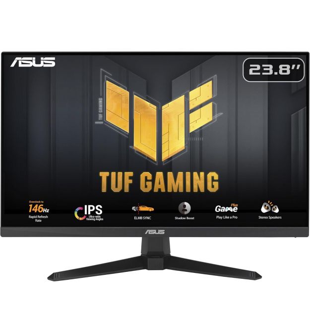 ASUS Монітор Asus 23.8" TUF Gaming VG249QE5A HDMI, DP, MM, IPS, 146Hz, 1ms, sRGB 125%, AdaptiveSync