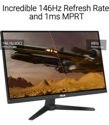 ASUS Монітор Asus 23.8" TUF Gaming VG249QE5A HDMI, DP, MM, IPS, 146Hz, 1ms, sRGB 125%, AdaptiveSync