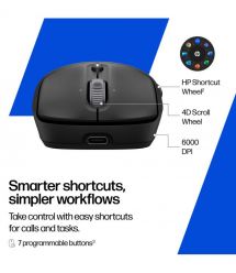 HP Миша HP 700 Rechargeable, WL/BT, чорний